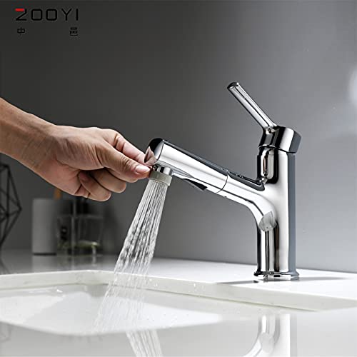 Robinet de lavabo rétractable pour simplifier la routine de la salle de bain