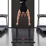 BJTDLLX 440lbs Adjustable Dip Bar, Heavy Duty Calisthenics Dip Station with Adjustable Parallel Dip Bars, Home Dip Stand Body Press Bar Parallel Bars Dip Equipment for Calisthenics, Strength Training - Image 3