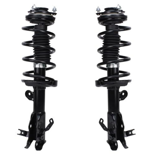 Image of Detroit Axle - 1.8L Front Struts Control Arms for 2013 2014 2015 Honda Civic [Manual Transmission], 2 Lower Control Arms with Ball Joints Assembly 2 Struts with Coil Spring Assembly Replacement