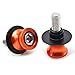 Produktbild 2pcs Universal CNC Ständeraufnahme M8*1,5 Bobbins Montageständer für Kawasaki Z900 Z800 Z1000 Z650 / GSXR 600 750 1000 GSR 600 750 / S1000RR S1000R S1000XR/ CBR250R CBR600RR CBR900RR CBR954RR (Orange)