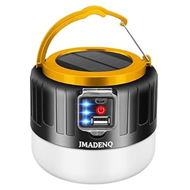 AMAZON - 2023 Upadte Solar Lantern Flashlights Charging for Phone, USB Rechargeable Led Camping Lantern, Collapsible & Portable for Emergency, Hurricanes, Power Outage, Storm (w000-9886)
