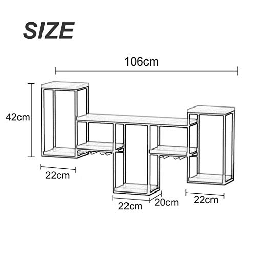 Étagère de rangement pour boissons dorée idée cadeau crémaillère - 4
