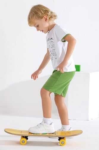 YOUNGER TREE Toddler Baby Boy Summer Clothes Dinosaur T-Shirt and Shorts Boy Outfits 12 Months to 4T3