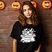 Personalized Handmade I Like Long Romantic Walks Through Haunted Houses Sweatshirt,Retro Spooky Halloween Gift, Ghost Hunter Shirt, Halloween Gift