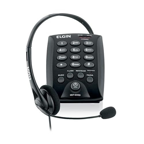 Telefone com headset HST 6000 Elgin