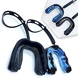 Mouth Guard | Bianan 2 Pack Custom Fit Mouth Guard Football with Removable Strip Food Grade EVA...