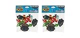 US Toy 2 Dozen Assorted Tropical Fish Toy Figures - (24 total fish)