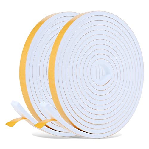 2 rollos de burlete de 4 m, 12 x 6 para puertas Cover