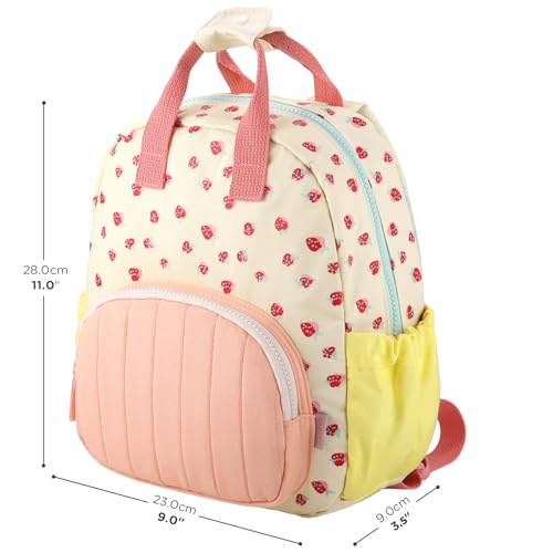 GAGAKU Toddler Backpack for Girls - Kids Mini Bag 2-6 years old Cartoon Breathable Comfortable Preschool Daypack for School Travel - Pink Strawberry4