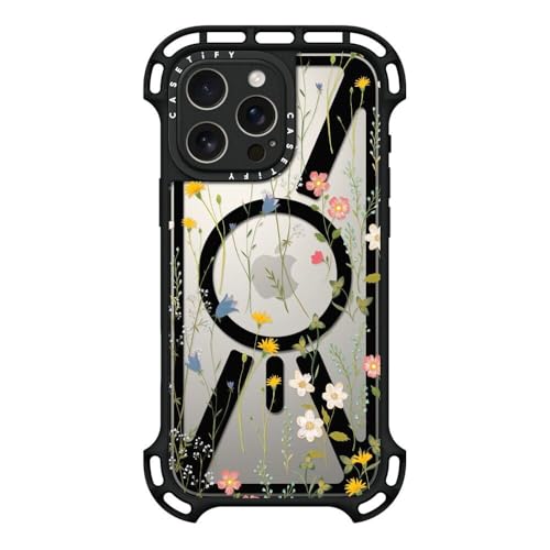 Coque iPhone 16 Pro Max antichoc CASETiFY fleur MagSafe protection militaire - 3