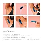 KoluaWax Hard Wax Beads for Hair Removal – Coarse Hair Formula – Face, Brazilian, Underarms, Back Chest, Bikini Waxing – Sea Salt & Surf, 1lb Refill for Wax Warmers & 10 Large Applicator Sticks - Image 4