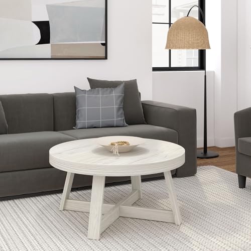 Plank+Beam Classic Coffee Table 30' Round Blonde