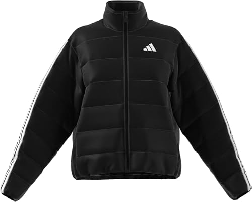 adidas Damen Essentials CLIMAWARM 3 Stripes Synthetic Down Jackets, black, L