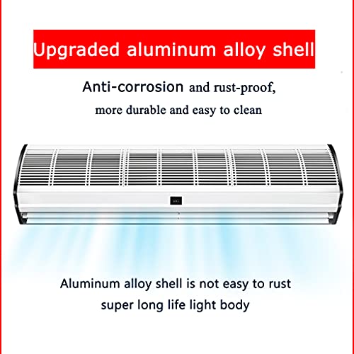 Over Deur Wandgemonteerd Luchtgordijn Voor Binnen 2 Snelheden Met Afstandsbediening Voor Winkel Natuurlijke Wind Deuren… - Image 4