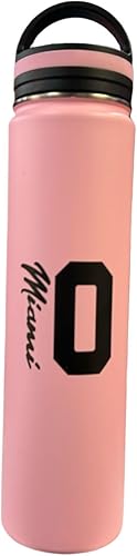 Miniatura 4 de Miami 10 Botella de agua Sport Miami Soccer Rosa Botella de vacío 24oz