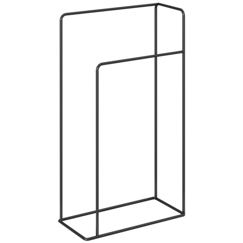 Freestanding Towel Rack Bedroom 2 Tier Free-Standing Towel Rack Metal Blanket Lightweight Shelf For Bathroom Washcloths Holder Stand(Black)