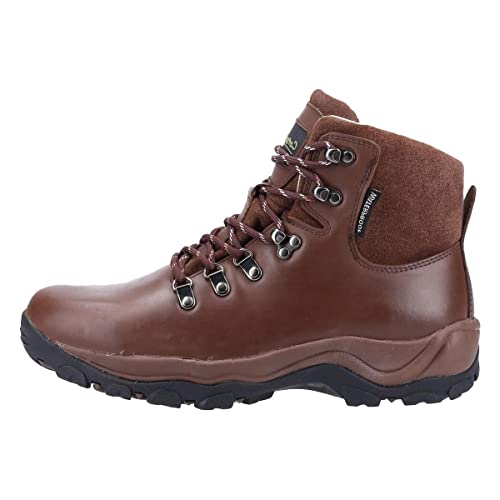 Bottines de randonnée marron Cotswold Barnwood imperméables pour sentier de montagne
