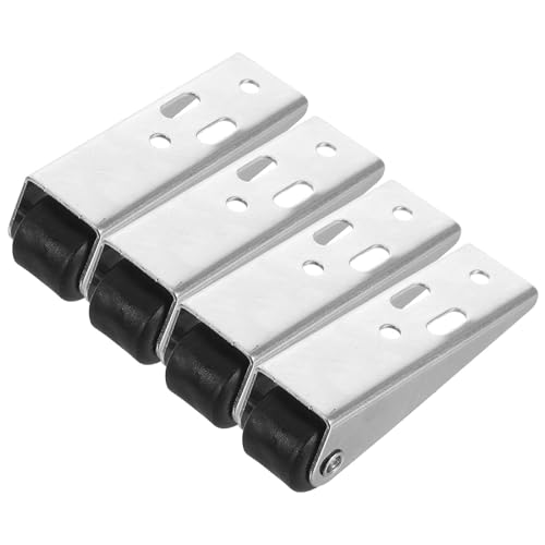 WOFASHPURET Ruedas Pequeñas para Muebles de Montaje Lateral, Antideslizantes y Resistentes, Juego de 4 Piezas para Puertas de Madera, Soporte para Mesas de Centro, Sofás y Gabinetes de