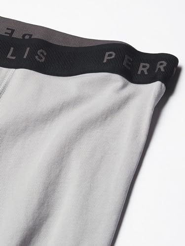 Perry Ellis Cuecas boxer masculinas elásticas de algodão, sem etiqueta, cintura sem enrolar, pacote