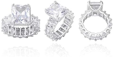 Radiant Cut Moissanite Engagement Ring for Women, 14K Gold Eternal Promise Wedding Band, Anniversary Wedding Gift for Her, Promise Ring for Women - Image 7