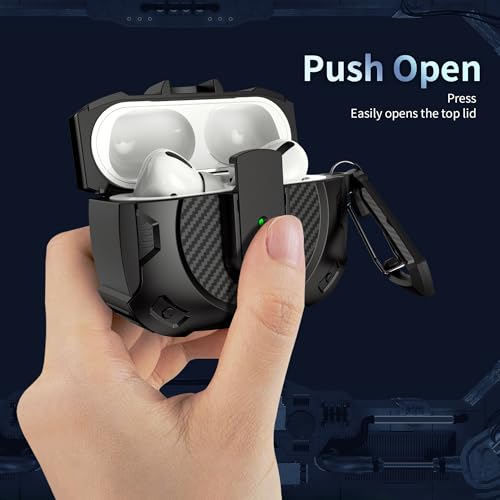 Image of YODI Case Cover for Airpods Pro|Pro 2|Airpods Pro 3|Airpods 4 Pouch, Silicone Cases with Cleaner Kit 360 Drop Protection,Shock-Resistant ((Rugged Silver), Airpods Pro /Pro 2)