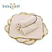 babygoal 12 Pack Baby Cloth Wipes, Bamboo Washable Reusable Saliva Towel Wipes, Best 8‘’x8‘’ 12BW02