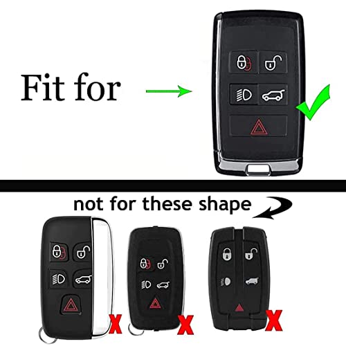 Coque de clé Range Rover anti-choc étui alliage cuir résout le problème des rayures - 2