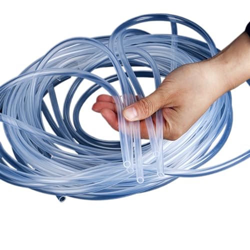 drain hose Clear Silicone Tube Food Grade Transparent Silicone Rubber Hose Flexible 1 Meter water pump(Color:38x44mm(ID x OD))