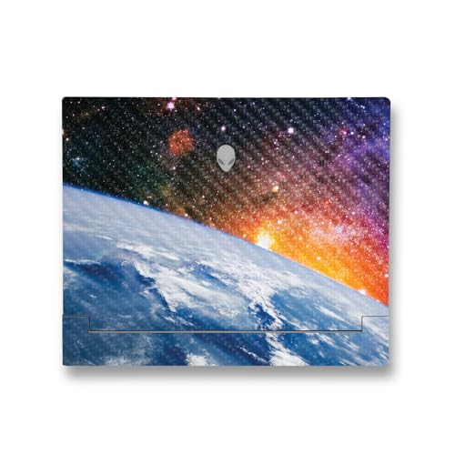 Image of MightySkins Carbon Fiber Skin Compatible With Alienware X14 R2 (2023) Full Wrap Kit - Global Sunrise | Protective Durable Textured Carbon Fiber Finish | Easy To Apply & Change Styles | Made in the USA