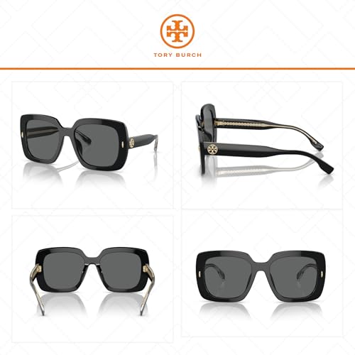 Tory Burch TY7193U Square Sunglasses for Women +BUNDLE with ACCESSORY EYEWEAR KIT3