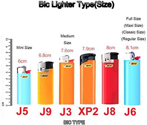 Blank Metal Lighter Case Customizable Reusable Lighter Case For Regular Bic J6 Lighters - 10 Pack (Silver) #TOP6