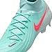 Nike Phantom Luna 2 Elite FG High-Top Soccer Cleats (FJ2572-300, Mint/Off Noir/Atomic Red) Size 10.5