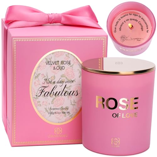 GINMEMORY Regalo Mujer, Regalos Originales para Mujer Velas Aromáticas