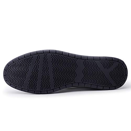 Image of ZZHAP Men's Casual Oxford Shoes Breathable Flat Fashion Sneakers