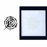  UNLIMITED STENCILS 5 plantillas para tatuajes con aerógrafo y purpurina #5sp03