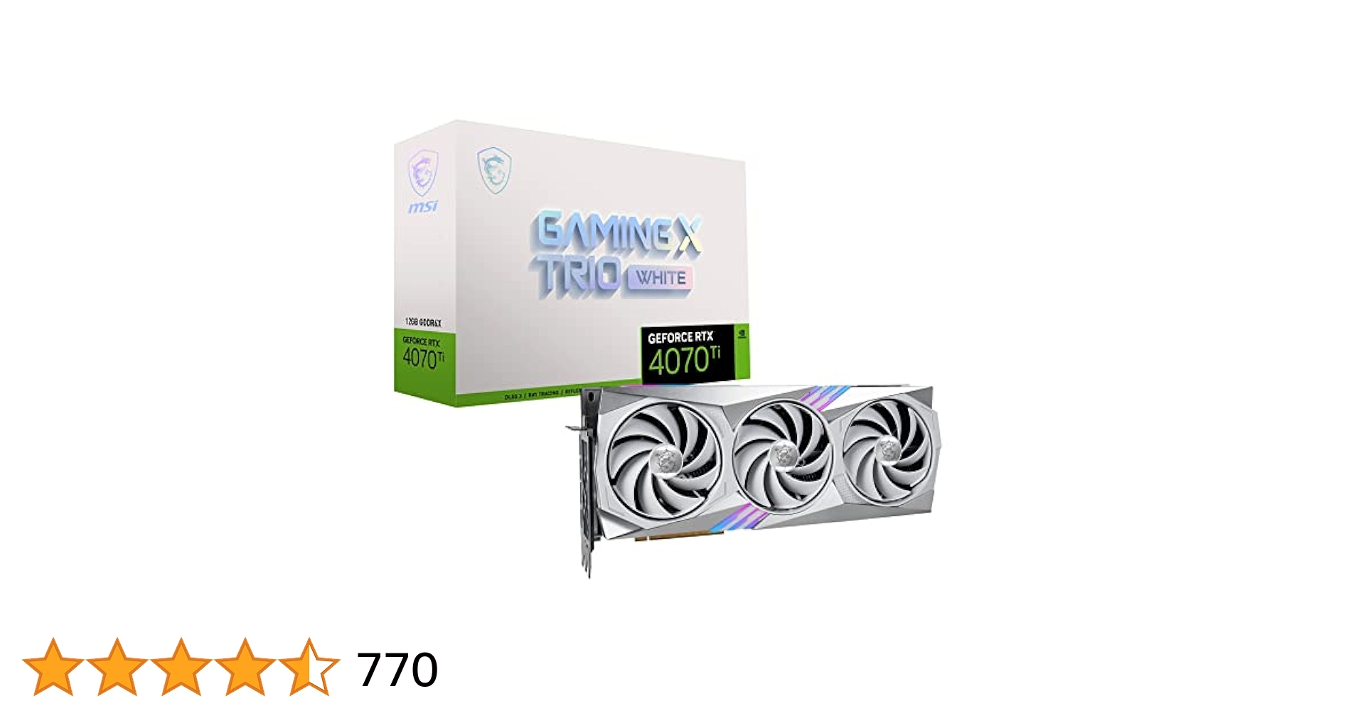 Amazon.co.jp: MSI GeForce RTX 4070 Ti Gaming X TRIO WHITE