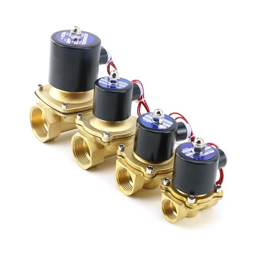 Électrovanne DN40 laiton normalement fermée 12V à coupure rapide - 3
