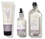 Bath and Body Works Aromatherapy CEDARWOOD VANILLA Gift Set - Body Cream - Body Wash and Pillow Mist - Bath & Body Set - Full Size