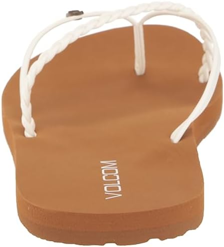 Volcom Women's Thrills Sandal Flip-Flop, White-New, 7 | Image 2