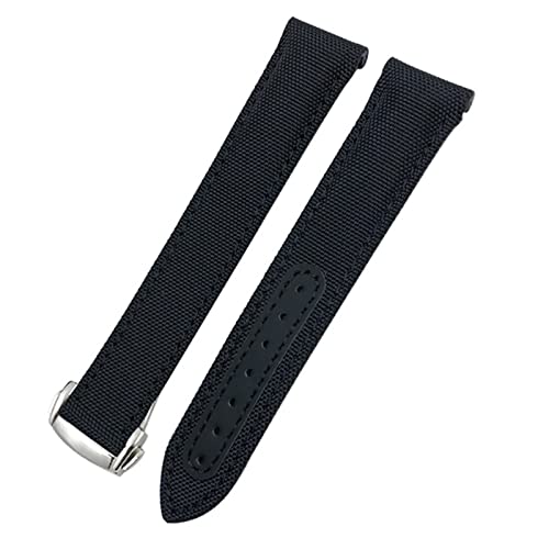 Bracelet nylon cuir Omega Aqua Terra résistant et confortable