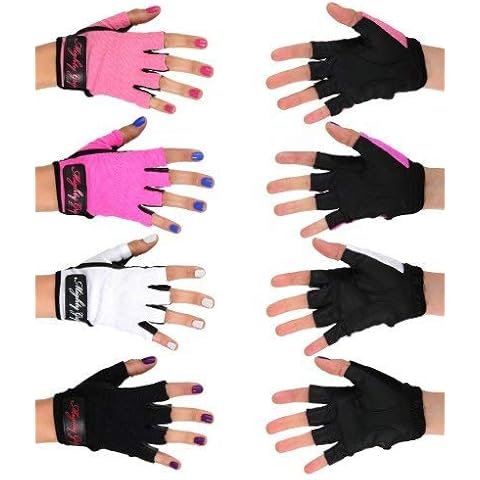 Mighty Grip Black Non Tacky Pole Dance Gloves (Medium) Cover