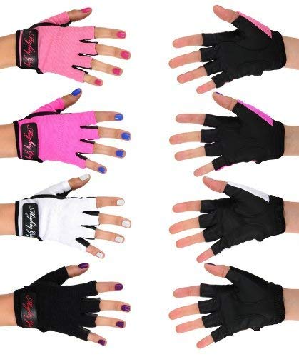 Mighty Grip Black Non Tacky Pole Dance Gloves (Medium)