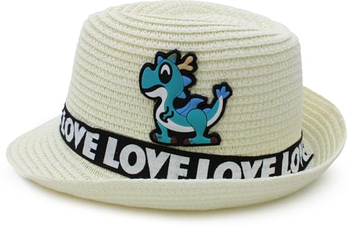 Image of VRITRAZ Baby Boy's and Girl's Kids Children Cute Printed Cartoon Gift Summer Fancy Dress Straw Fasion Hat Cap 1