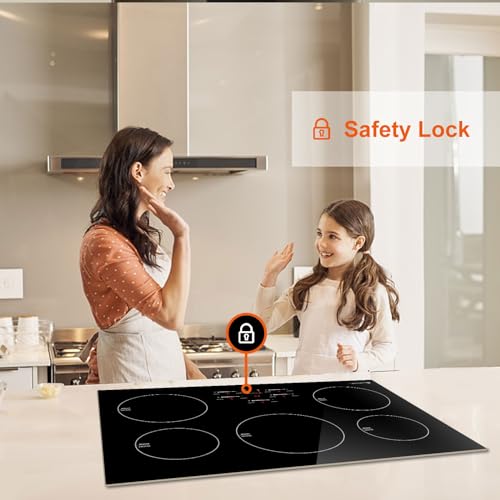 Amzchef UL-FS-I106L-GBBCC01 30 Inch10600W Induction Cooktop,Amzchef 9 Levels Electric Cooktop thumb #6