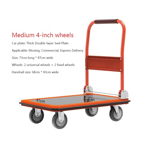 Carrito Plegable de Plataforma para Transporte Mediano miniatura 2