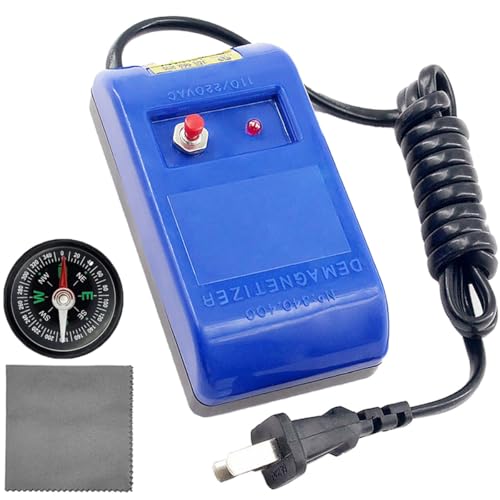 TICFROG Watch Demagnetizer Professional Mechanical Wristwatch Repair Degaussing Demagnetizer Tool with Compass Watch Cleaning Cloth and EN Instructions Gifts for Men Women
