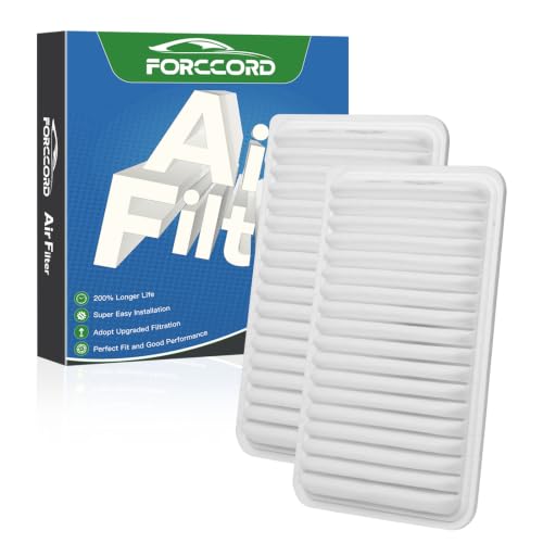 Image of 2-Pack CA9360 Engine Air Filter Fits for Toyota Camry (2002-2011), Highlander Gas (2001-2013), Sienna (2004-2010),Solara (2004-2008),Lexus ES300, ES330, RX330, RX350 Car Accessories