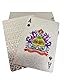 YIMINGOUFEI Luxus-Pokerkarten, 54 Karten, silberfarben, wasserfest, holografisches Muster, Premium-Finish