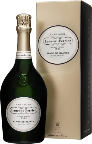 Champagne Blanc de Blancs, Laurent-Perrier, Brut Nature in Geschenkverpackung Cover