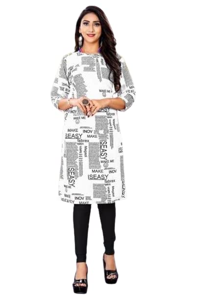 Image of Great Choice Beautiful Crepe Printed Casual Kurti